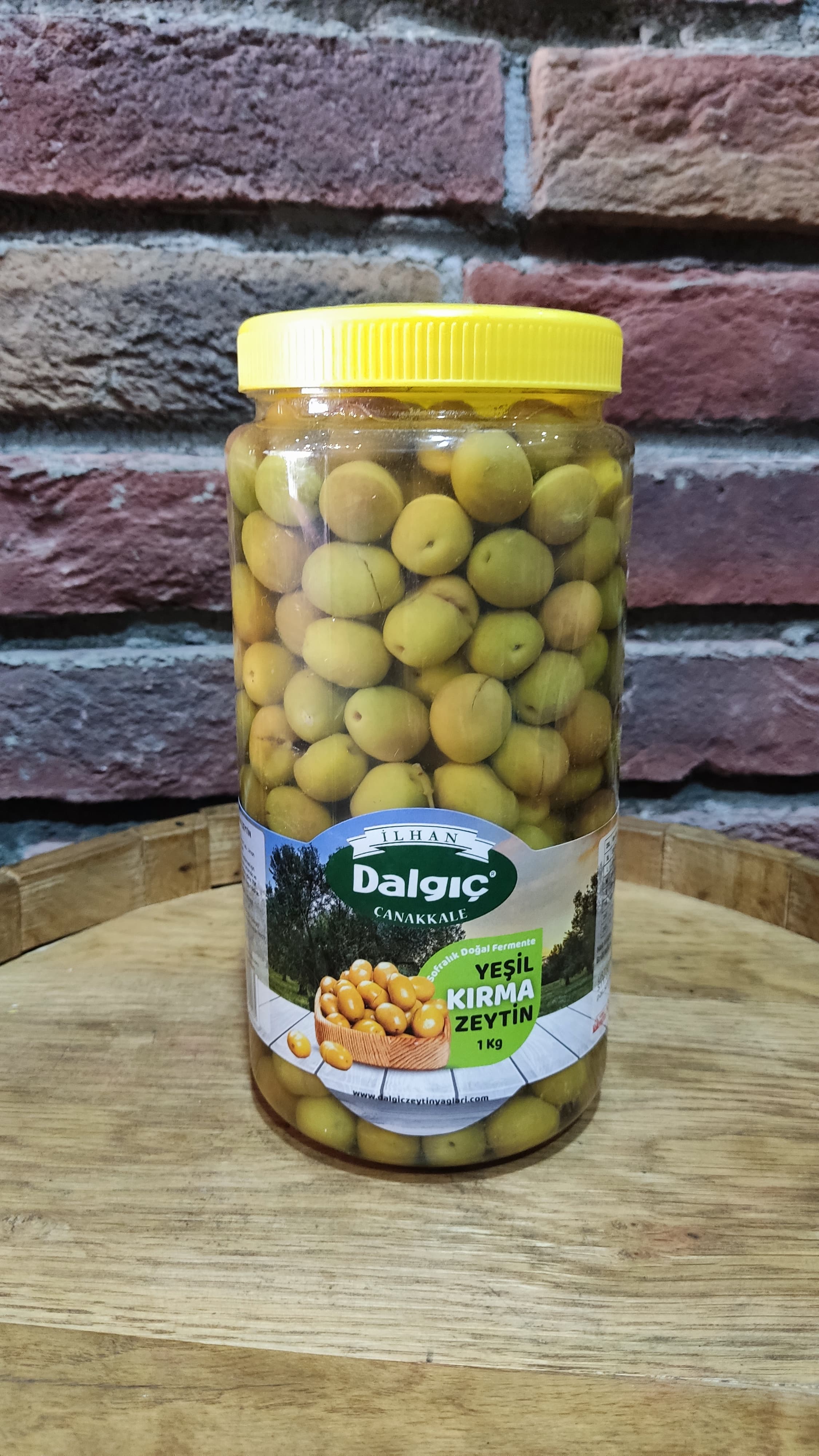 Yeşil Kırma Zeytin 1KG