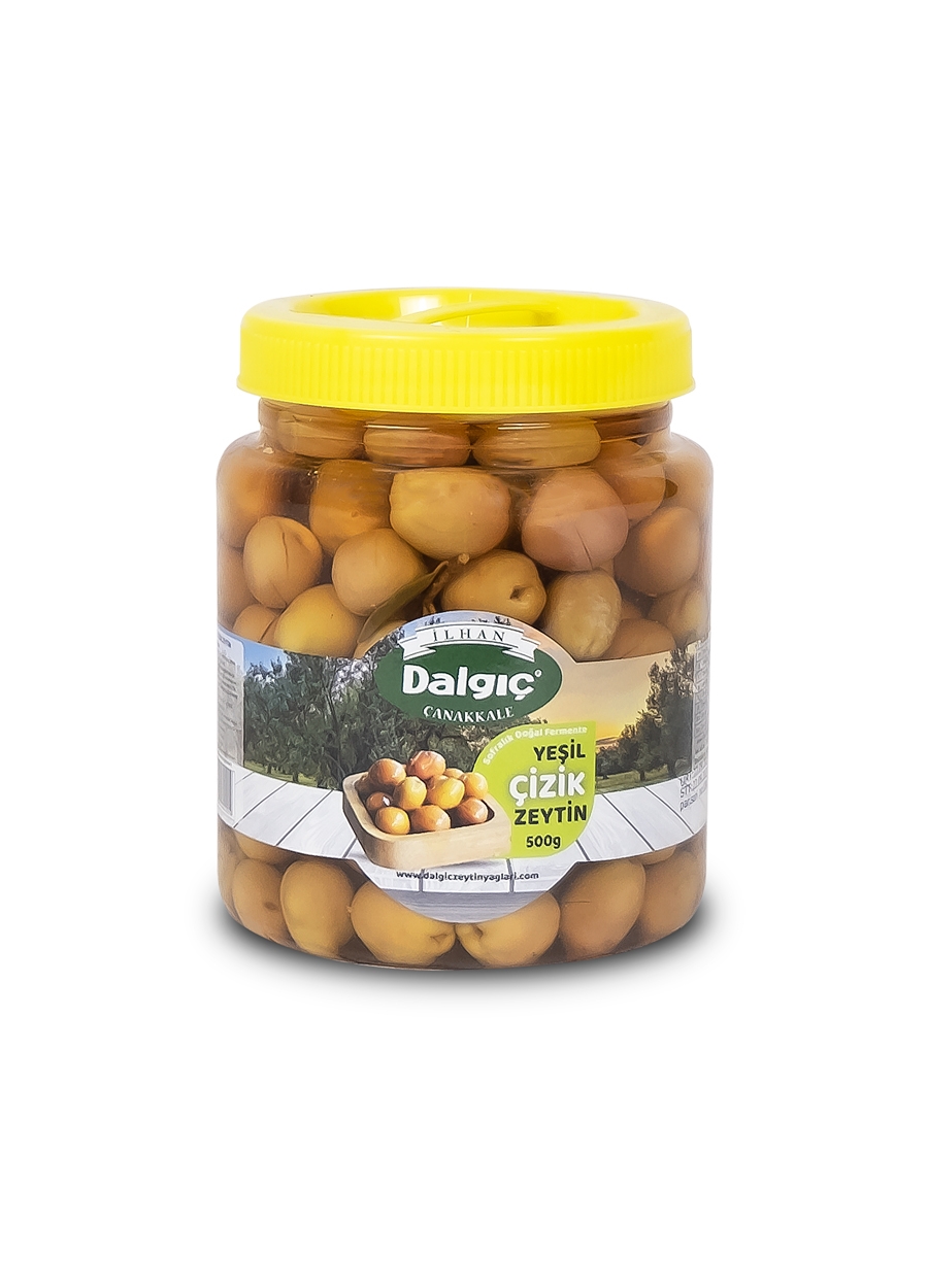 Yeşil Çizik Zeytin 500Gr